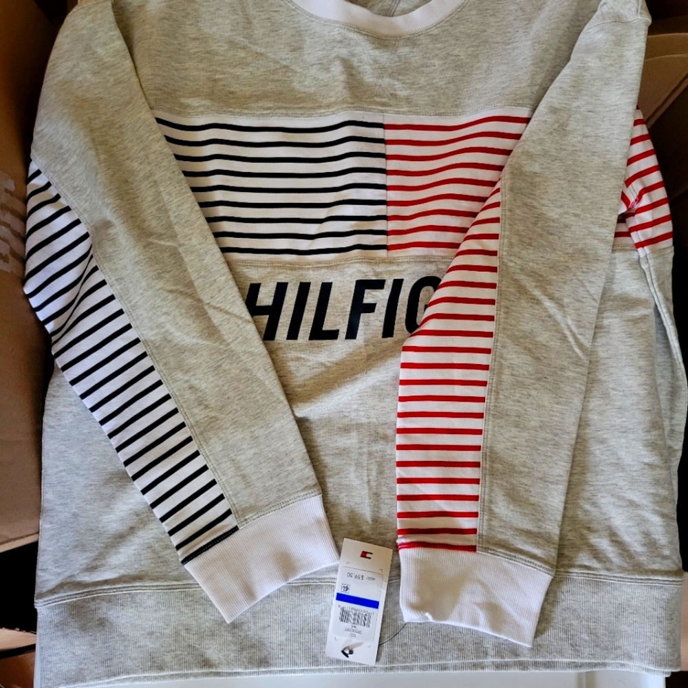 Tommy Hilfiger sweater, XL, gray